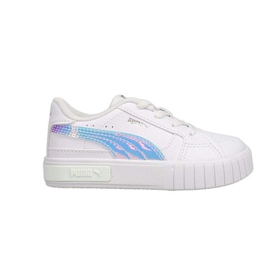

Puma Cali Star Iris Ac Metallic Lace Up Toddler Girls Белые кроссовки Casual Sho, Белый, Puma Cali Star Iris Ac Metallic Lace Up Toddler