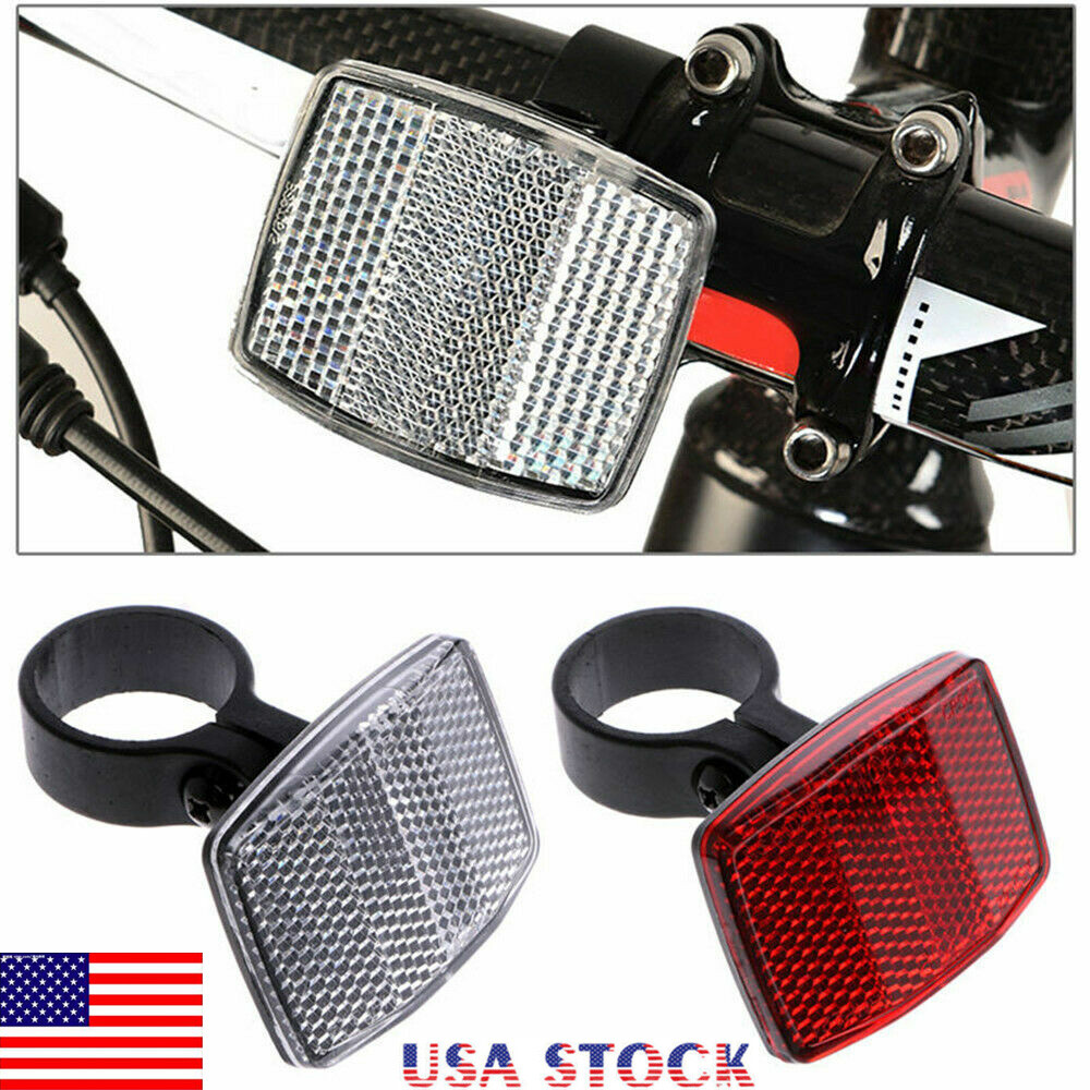 Handlebar Mount Safe Reflector Red / White