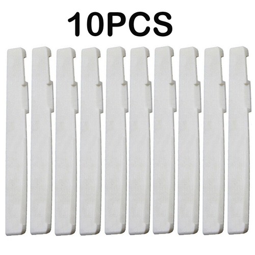 10pcs Guitar Bone Saddle 72x3x9mm Folk Acoustic Luthier String nut bridge