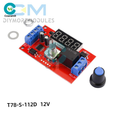 DC5/12/24V 1Channel Time Delay Relay Module 32Modes Trigger Timer Control Switch