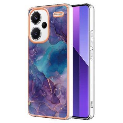 Premium Marbleized Impact Resistant Phone Case For Redmi 13C Xiaomi Poco X6 Pro