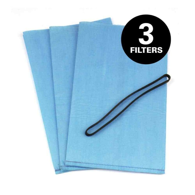 Bag Filters with Band for Select Husky, Stinger and Bucket Head Wet Dry Vacs