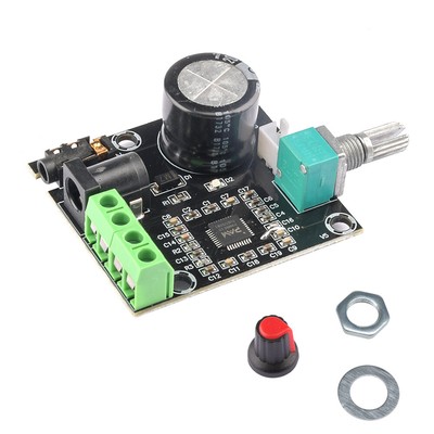 Super Slim 2 x15W PAM8610 Class D Digital Dual Power Audio Amplifier Board DC12V