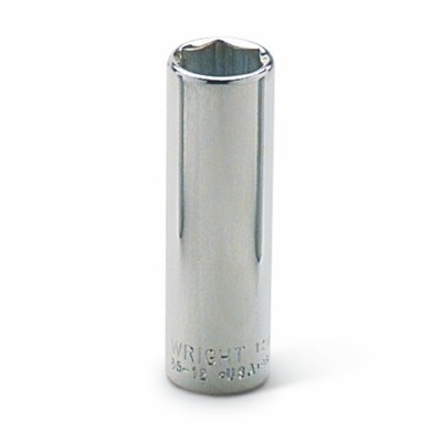WRIGHT TOOL - 19mm - Deep - 3/8'' drive - 6 pt
