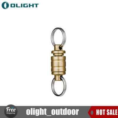 OKNIFE Otacle R1 Brass Magnetic Quick-Release Keychain,Key Ring for Outdoor
