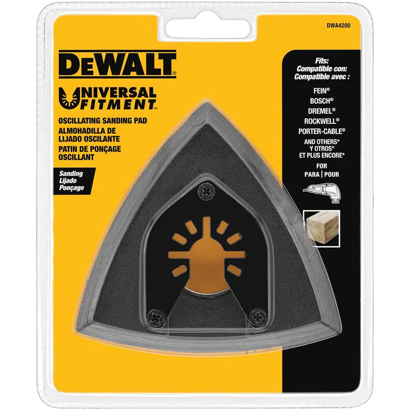 Dewalt Universal Oscillating Sander Multi Tool Sanding Sandpaper Pad Black New
