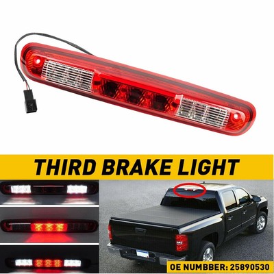 LED 3rd Third Brake Light Cargo Lamp Red Fits For 2007-2013 GMC Sierra 1500