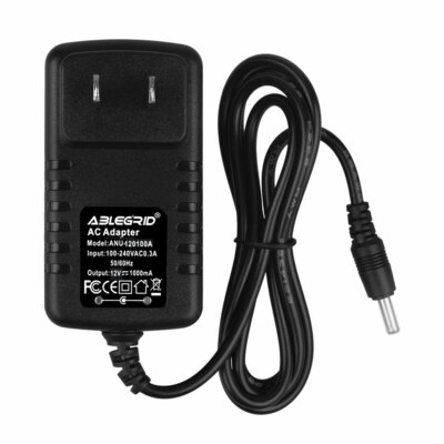 ABLEGRID AC/DC Adapter Model: ANU-120100A Switching Power Supply 3.5mm*1.3mm