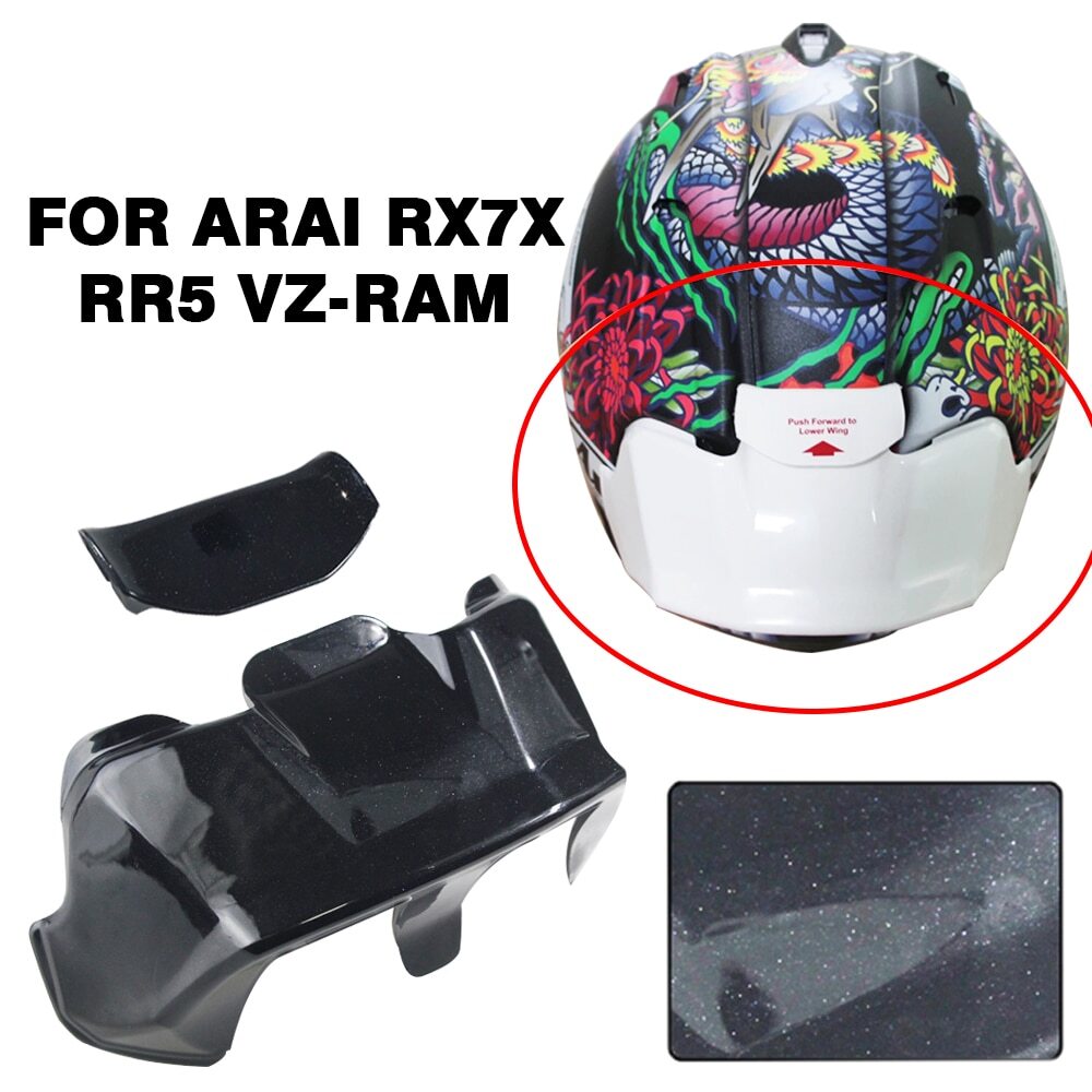 RX7X RR5 Rear Helmet Spoiler For Arai RX-7V RX7X RX-7X RR5