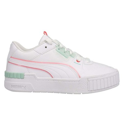 Женские белые кроссовки Puma Cali Sport Clights Lace Up Повседневная обувь 381125-01