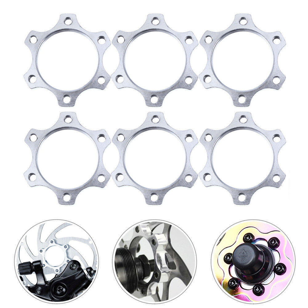 6PCS 44MM Rotor Adapter Part Bike Hub Spacer Bike Disc Brake Rotor Adapter