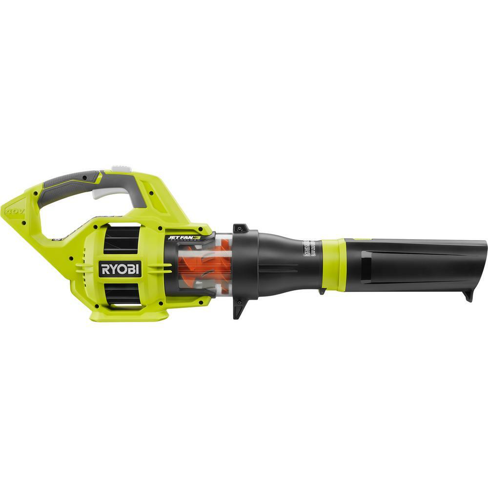 Ryobi Leaf Blower 40-Volt Lithium-ion Cordless 110 MPH Variable-Speed Bare Tool