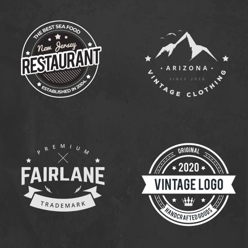 Custom Professional Vintage Logo Design + Unlimited Revisions + Source Files