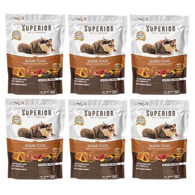 Pets Sugar Glider Pellets Food Insectivore Animal Mixed Fruit Protein Honey x6