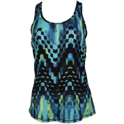 

ASICS Emma Racerback Scoop Neck Женская майка Multi Casual Athletic WR2639T-1