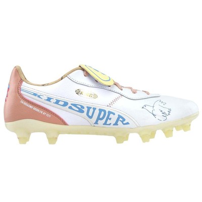 

Puma King Super Firm Ground Футбольные бутсы Мужские кроссовки Размер 7 D Спортивная обувь, Белый, Puma King Super Firm Ground Soccer Cleats