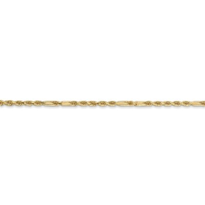 Pre-owned Superdealsforeverything Real 14kt 1.8mm Diamond Cut Milano Rope Chain; 24 Inch In Yellow