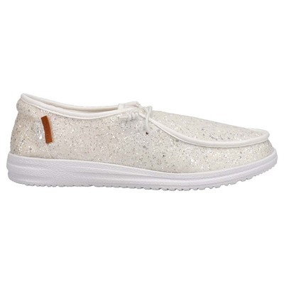

Corkys Kayak Glitter Slip On Boat Женские кроссовки Размер  M Повседневная обувь 51-0127, Белый, Corkys Kayak Glitter Slip On Boat
