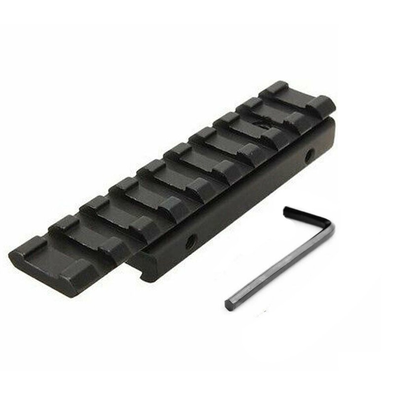 Rail Adapter 11mm to 20mm Rifle Dovetail to Picatinny Weaver Scope