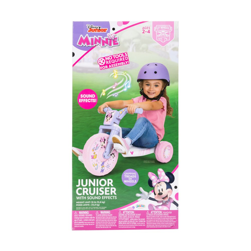 Minnie Mouse Tricycle for Girls 10" Fly Wheel Ride On Bike Children Ages 2-4
