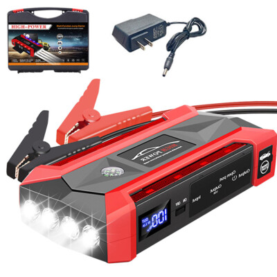 Power Jump Starter, High-Capacity Battery, Quick Engine Start, for Cars, Trucks