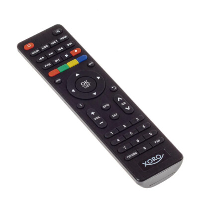 New Genuine For Xoro DVB-T2 Digital SAT Receiver Remote Control Hrt 8730 HRK7672