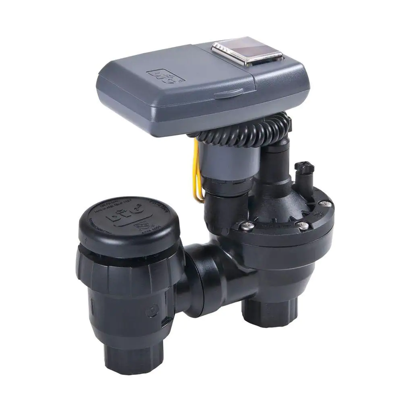 Solar Powered Timer Irrigation Controller W/Anti-Siphon Valve Sustainable Solar