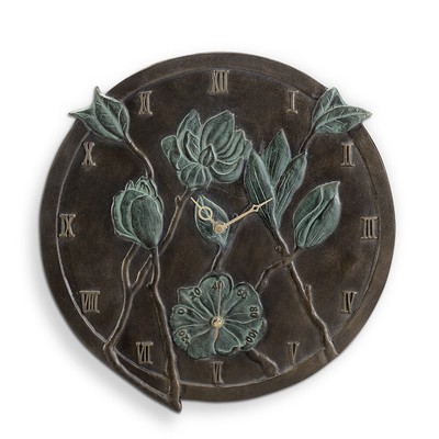 SPI Home Flower Wall Mounted Garden Clock and Thermometer 16.5'' x 16.0'' x 2.0''