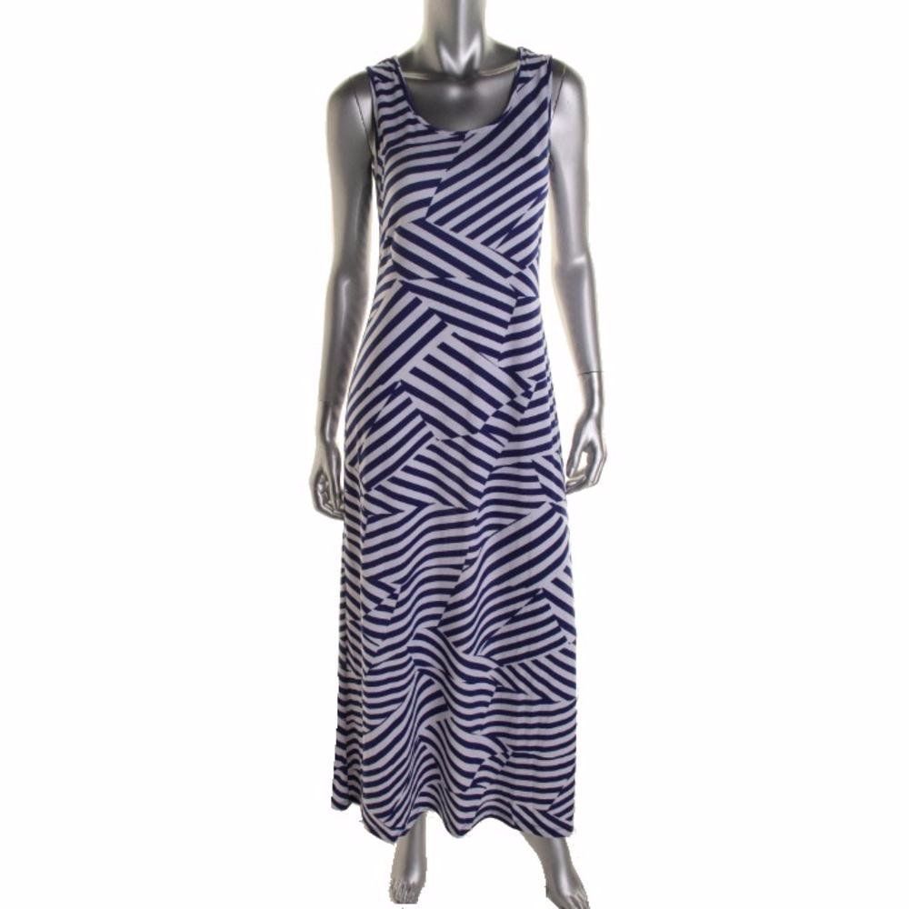 Women's Striped Maxi Dresses