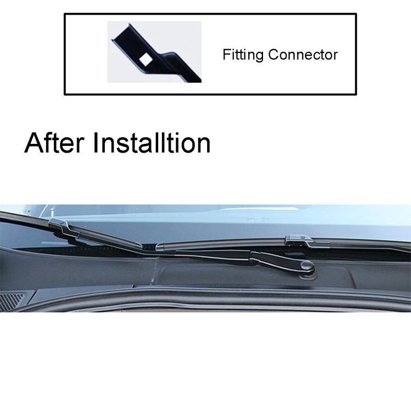 Front Rear Windshield Wiper Blades Set For Chevrolet Spark 1315 North