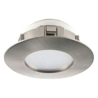 Eglo 95876 Pineda LED Einbaustrahler 12 W Nickel matt Warmweiss 230V 3000K