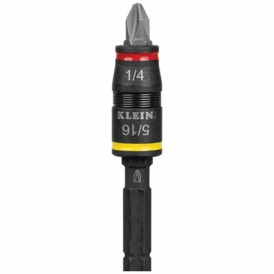 Klein 32907 Impact Driver, 7-in-1 Impact Flip Socket Set, 6 Hex Driver Sizes