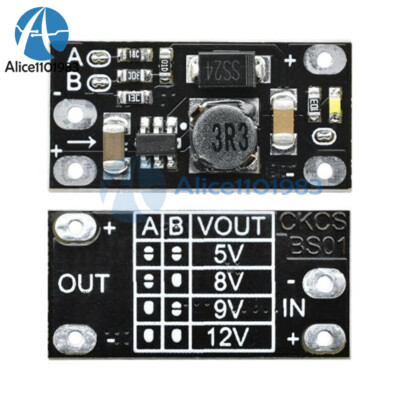 2/5/10PCS Mini 3V 3.3V 5V 9V to 12V DC-DC Boost Step Up Converter Power Module