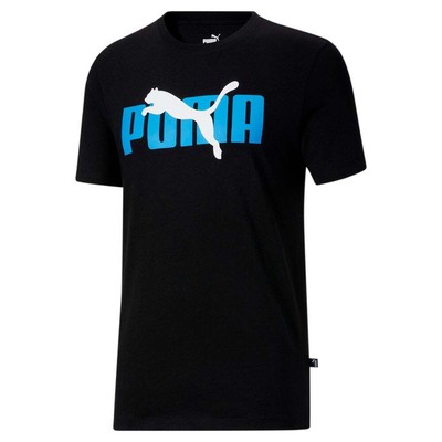 

Футболка Puma Cat Overlap Logo с круглым вырезом и короткими рукавами, мужские черные повседневные топы 6787, Черный, Puma Cat Overlap Logo Crew Neck Short Sleeve T-Shirt