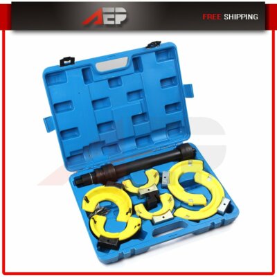 New MacPherson Interchangable Fork Strut Coil Spring Compressor Extractor Tool