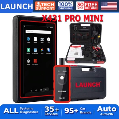 LAUNCH X431 PRO Mini Bi-Directional Scan Tool Full System Car Scanner Key Coding