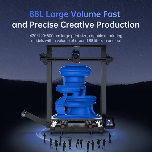 ANYCUBIC Kobra 2 Max 3D Printer Large Size 420*420*500mm 500mm/s Speed Printing