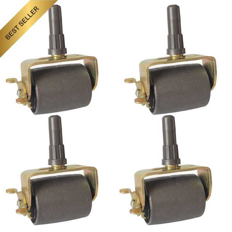 Metal Body Heavy Duty Bed Frame Wheels Wheels Rollers Insters with Socket Sleeve
