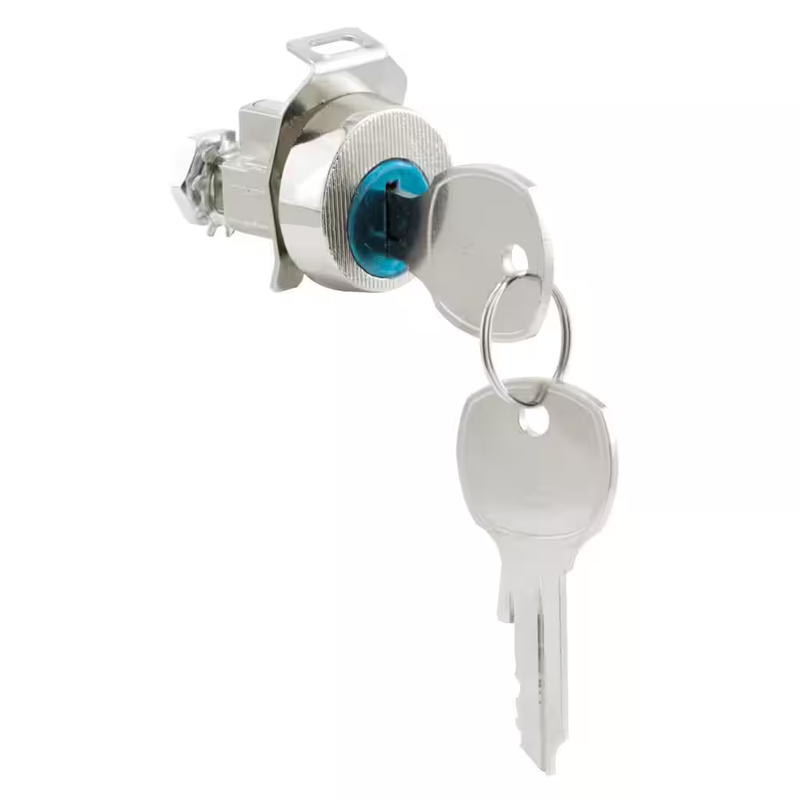 Prime Line Mailbox Lock Cylinder 1 Inch Nickel Plated Replacement With Keys