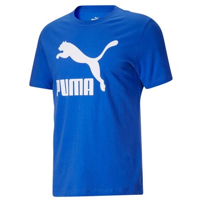 

Puma Classics Logo Футболка с круглым вырезом и короткими рукавами Мужские синие повседневные топы 67043592, Синий, Puma Classics Logo Crew Neck Short Sleeve T-Shirt
