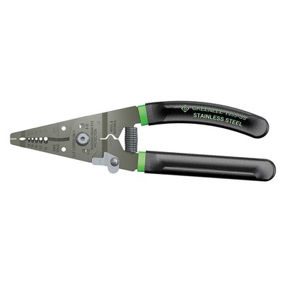 GREENLEE 1955-SS Wire Stripper,18 to 10 AWG,7-1/4 In 22PF01
