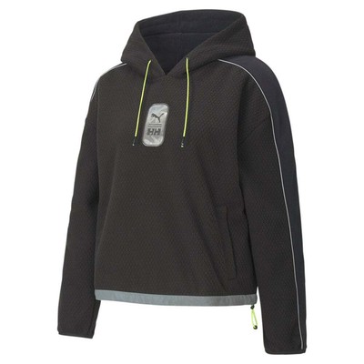 

Puma X Helly Hansen Polar Fleece Pullover Hoodie Женская черная повседневная верхняя одежда 5, Черный