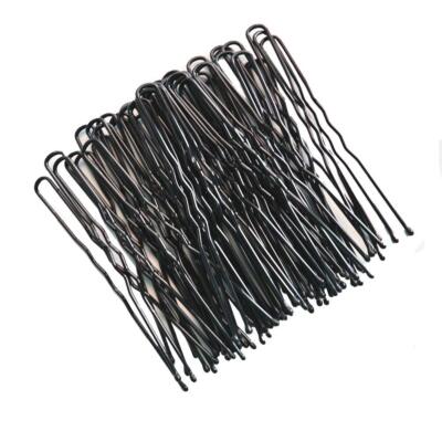  Black Hair Pins 50 Pieces, U Shaped Pins, Bun Hair Pin Kit for Women Gi