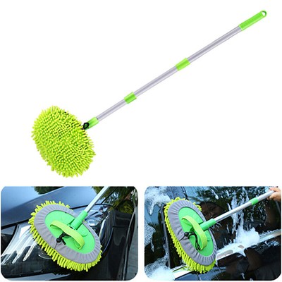 Car Wash Brush Extendable Pole Revolving Care Washing Brush Sponge Cleaning care