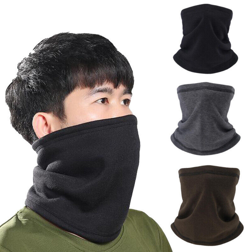 Winter Fleece Ski Neck Warmer Gaiter Tube Scarf Half Face Mask for Cold Weather