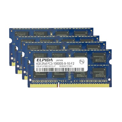 16GB Kit (4x 4GB) DDR3 1333MHz CL9 Laptop RAM Memory 1.5V for Apple iMac Core i5