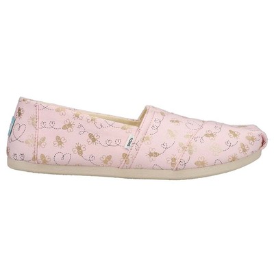 

Розовые женские повседневные слипоны на плоской подошве TOMS Alpargata Bee Mine 10017801T, Розовый, TOMS Alpargata Bee Mine Slip On