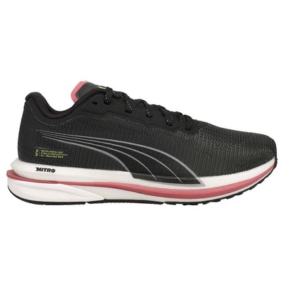 Женские черные кроссовки Puma Velocity Nitro Wtr для бега, спортивная обувь 19529601