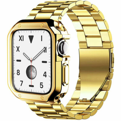 Stainless Steel Band+TPU Case For Apple Watch Ultra 9 8 7 6 5 4 3 SE 44/49/45mm