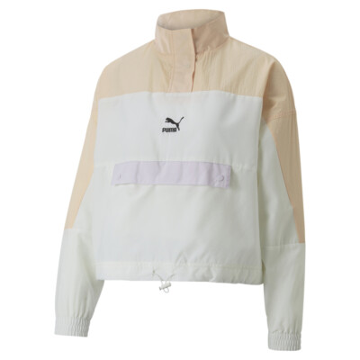 Женская тканая куртка Puma Swxp свободного кроя на молнии, размер XL, Повседневная спортивная верхняя одежда